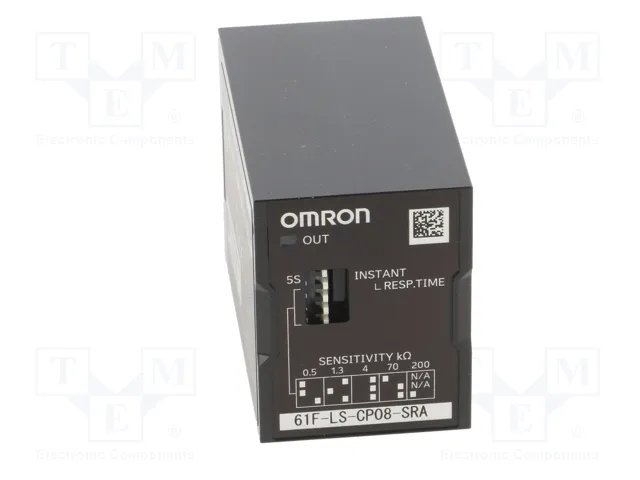 OMRON 61F-LS-CP08-SRA Relé de monitorización de nivel para líquido conductivo OMRON 61F-LS-CP08-SRA Relé de monitorización de nivel para líquido conductivo