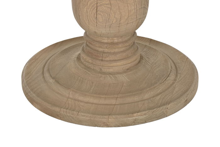 DKD Home Decor Mesa Comedor 2c24 Mango 140 x 140 x 76 cm