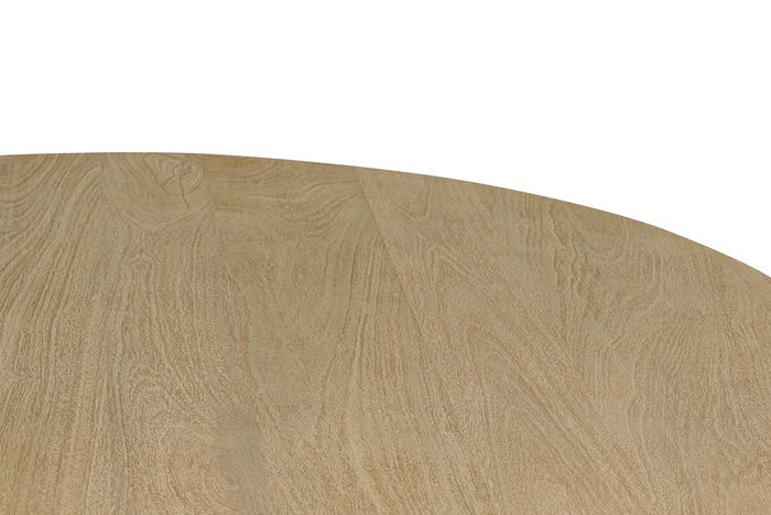 DKD Home Decor Mesa Comedor 2c24 Mango 140 x 140 x 76 cm