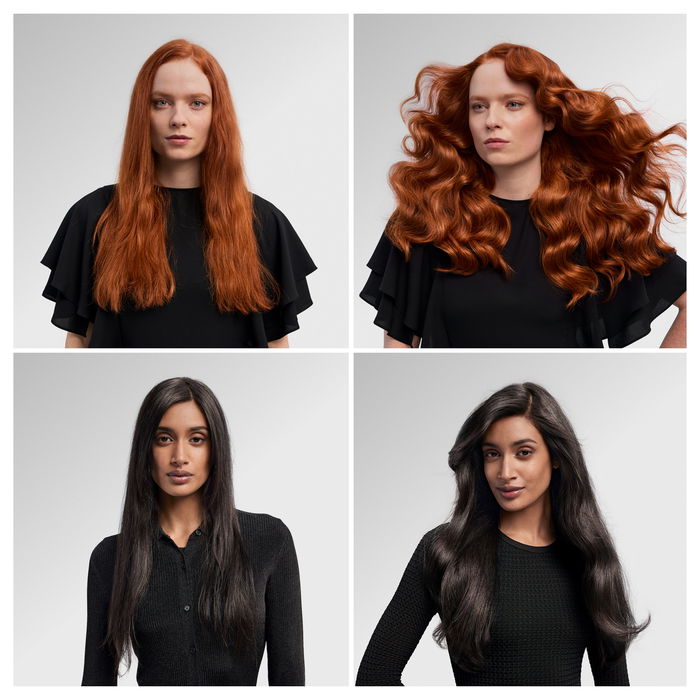 Dyson Airwrap i.d. HS08 - Herramienta de Peinado con Múltiples Accesorios, Efecto Rizado y Alisado, Color Rosa/Oro Rosa, 1300W