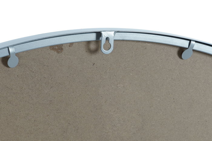 DKD Home Decor Espejo Anxi Redondo Plateado 100x100 cm