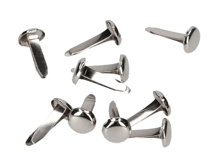 Liderpapel Encuadernadores Niquelados n.2 17 mm Caja de 100 Unidades Metal