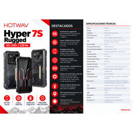 HOTWAV Rugged Hyper 7S 12GB RAM 256GB ROM Punk Yellow