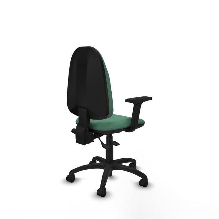 PIQUERAS Y CRESPO Silla de oficina Algarra Verde esmeralda con mecanismo Asincro