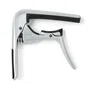 DUNLOP Cejilla para guitarra de 12 cuerdas Trigger Fly (12 St) Satin Chrome - Capo con mecanismo de pivote para sustain claro y cambio de tono sin desafinar