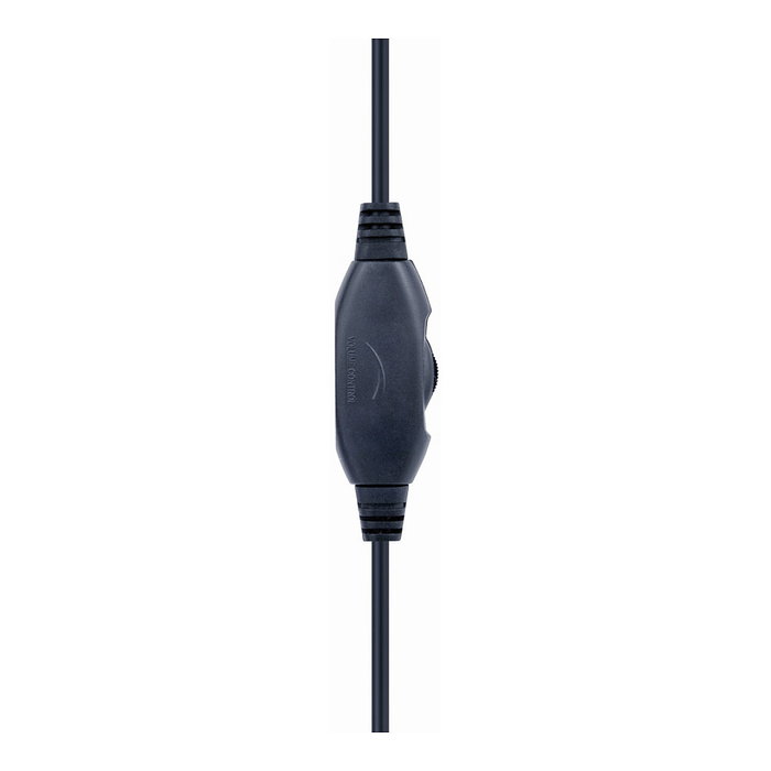 Gembird Auriculares Gaming GHS-05-B Diadema Circumaural, Negro/Azul, Cable 2 m, Control de Volumen, 20-20000 Hz, 32 Ohm, Micrófono Boom