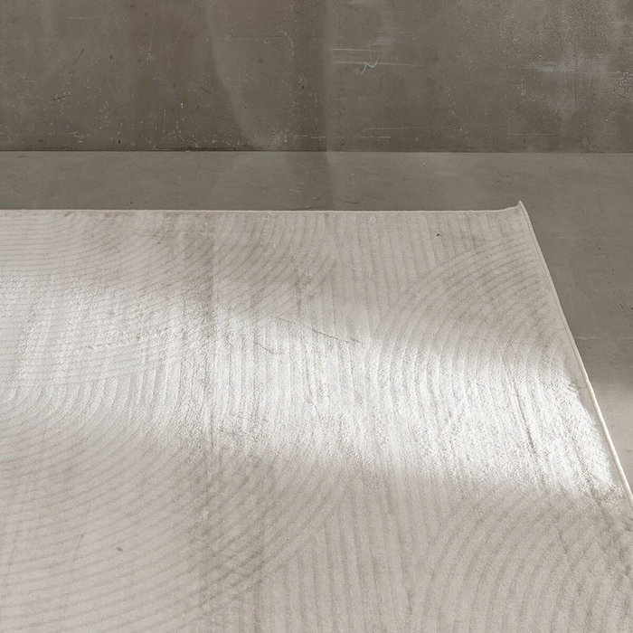 Ixia Alfombra Geométrico Beige Viscosa 160 x 230 cm