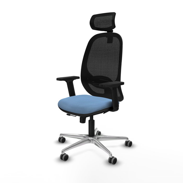 PIQUERAS Y CRESPO Silla de oficina Cilanco Azul cielo con malla Negra PIQUERAS Y CRESPO Silla de oficina Cilanco Azul cielo con malla Negra