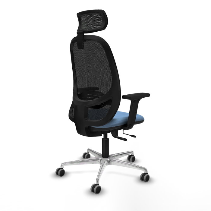 PIQUERAS Y CRESPO Silla de oficina Cilanco Azul cielo con malla Negra PIQUERAS Y CRESPO Silla de oficina Cilanco Azul cielo con malla Negra