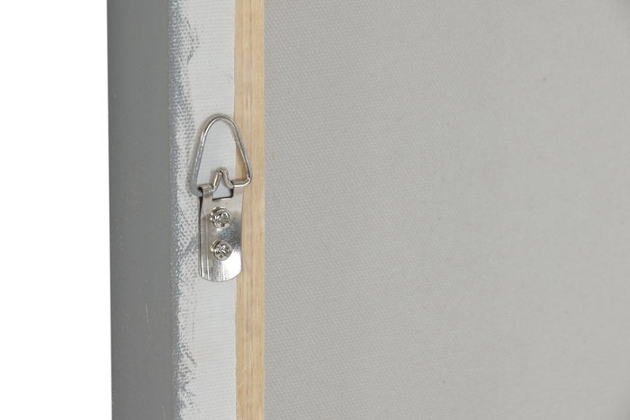 DKD Home Decor Cuadro Abstracto Verde Menta Blanco Lienzo MDF 4.5 x 120 x 80 cm (2 Unidades)