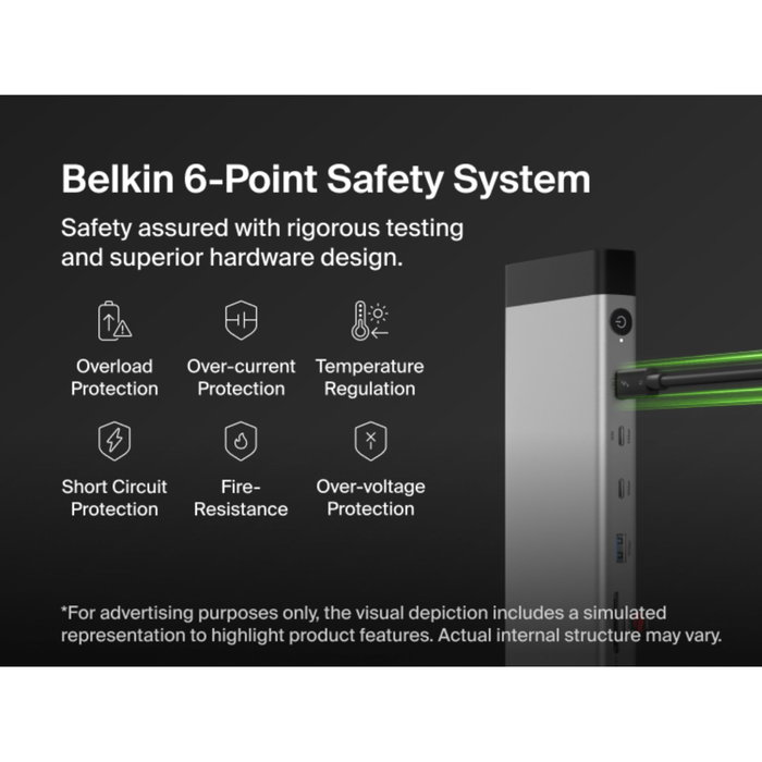 Belkin Connect Thunderbolt 140W 5 Dock 14-en-1 INC031kqSGY Belkin Connect Thunderbolt 140W 5 Dock 14-en-1 INC031kqSGY