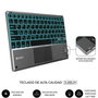 Subblim Funda con Teclado Retroiluminado SUBKT4-BTPI03 para iPad 10.9" 10a Gen Negra con Touchpad y Bluetooth