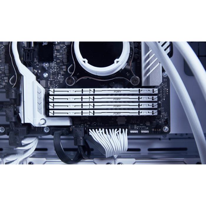 Kingston FURY Beast 32 GB DDR5 6000 MT/s CL30 DIMM Blanco EXPO Kingston FURY Beast 32 GB DDR5 6000 MT/s CL30 DIMM Blanco EXPO