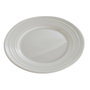 DKD Home Decor Set de 4 Platos de Porcelana Blanca 19x19x2 cm