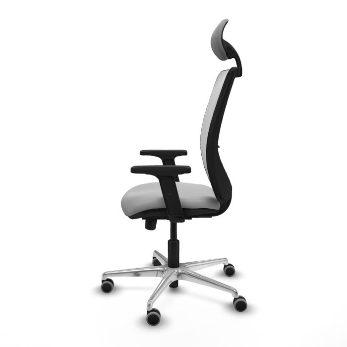 PIQUERAS Y CRESPO Silla de oficina Zulema Gris claro y Blanco PIQUERAS Y CRESPO Silla de oficina Zulema Gris claro y Blanco