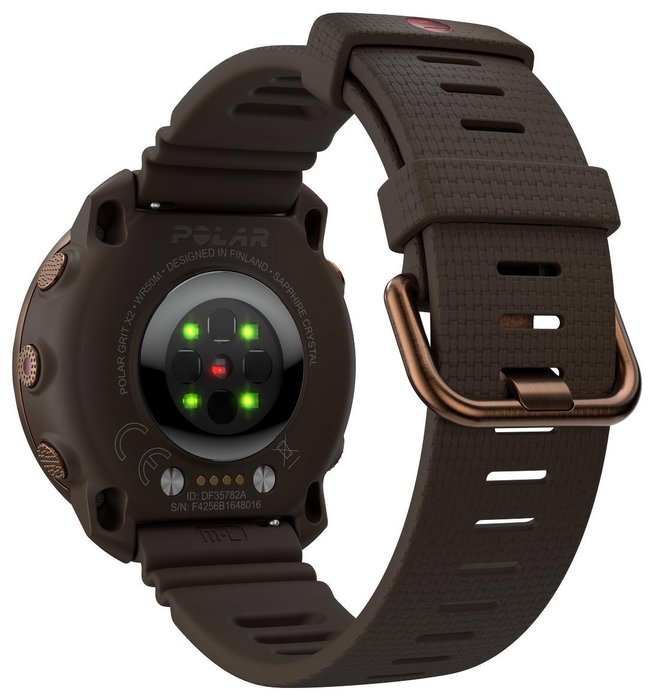 Polar Grit X2 Reloj Deportivo Marrón-Miel 45 mm GPS Amoled 32GB