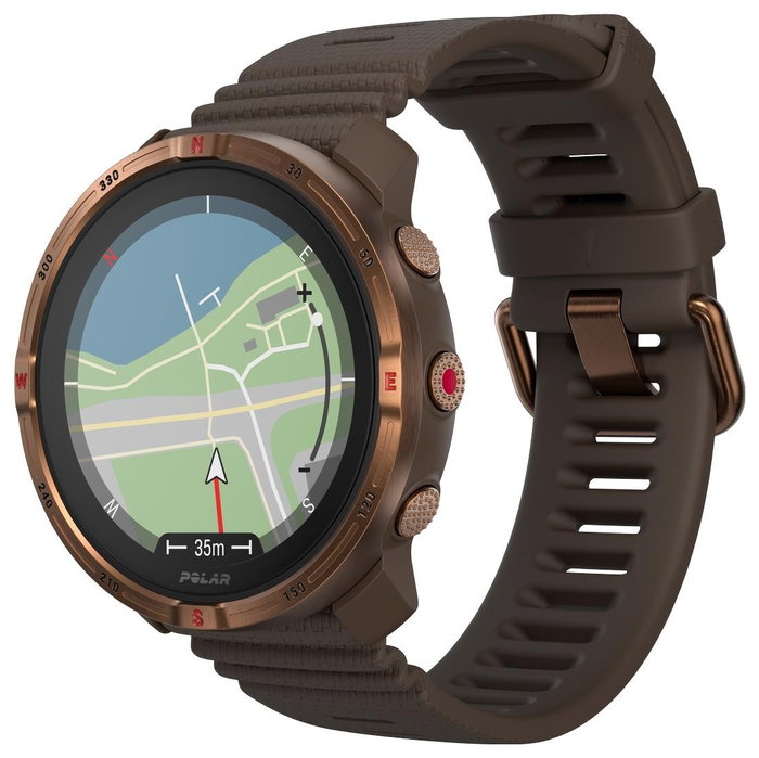 Polar Grit X2 Reloj Deportivo Marrón-Miel 45 mm GPS Amoled 32GB
