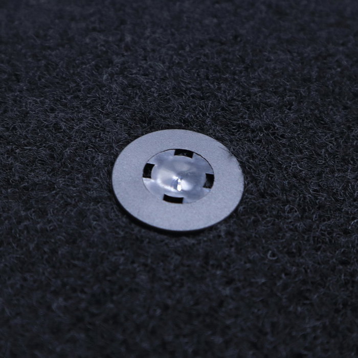 OCC Design Alfombra a Medida para Alfa Romeo Giulietta (2010-2019) 5 Piezas con Ribete Azul OCCAR0012BL