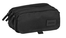 Safta Portatodo Triple Big Basic Negro 21,5x10x8cm Español