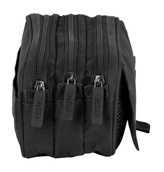 Safta Portatodo Triple Big Basic Negro 21,5x10x8cm Español