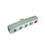 BF Multiconector 4 Tomas 2p+t 16A 250V con Interruptor Luminoso Blanco Retractilado