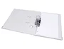 Liderpapel Archivador de Palanca A4 Documenta Forrado PVC con Rado Lomo 52mm Blanco Compresor Metálico