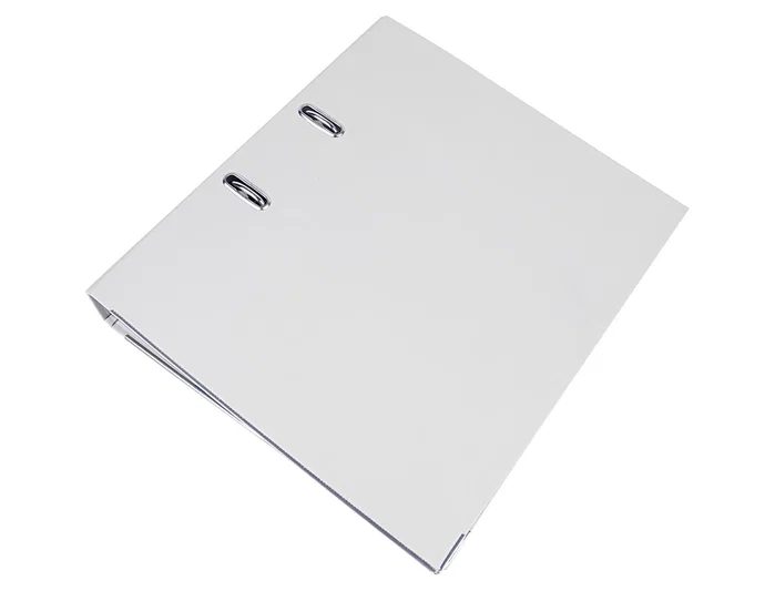 Liderpapel Archivador de Palanca A4 Documenta Forrado PVC con Rado Lomo 52mm Blanco Compresor Metálico