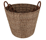 DKD Home Decor Set de 4 Cestas de Fibra Natural con Asas