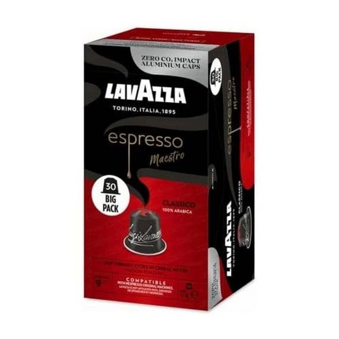 Lavazza Espresso Maestro Clásico para cafeteras Nespresso, Caja de 30