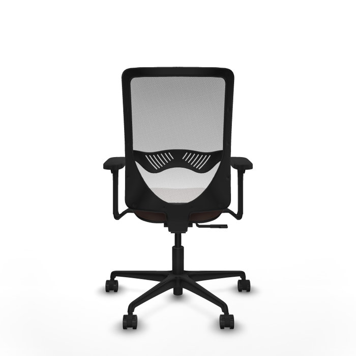 PIQUERAS Y CRESPO Silla de oficina Zulema Marrón oscuro y Blanco PIQUERAS Y CRESPO Silla de oficina Zulema Marrón oscuro y Blanco