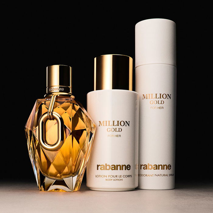 Rabanne MILLION GOLD FOR HER Desodorante en Spray Perfumado para Mujer, 150 ml Rabanne MILLION GOLD FOR HER Desodorante en Spray Perfumado para Mujer, 150 ml