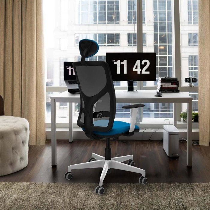 PIQUERAS Y CRESPO Silla de oficina Motilla con mecanismo Sincro, Marrón y Gris PIQUERAS Y CRESPO Silla de oficina Motilla con mecanismo Sincro, Marrón y Gris