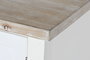 DKD Home Decor Buffet de Abeto y MDF Blanco 160x40x86 cm