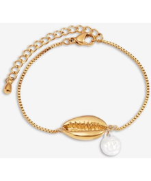Tom Hope Pulsera TM0613 Maldives go Dorada
