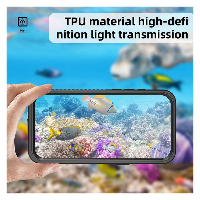 4smarts Funda Impermeable Stark para Apple iPhone 17 Air 6.6" Negro Transparente