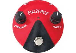 Dunlop Fuzz Face Distorsion Mini Rojo Pedal de Efectos para Guitarra