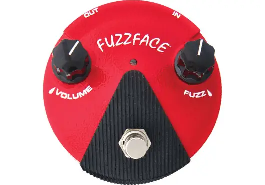 Dunlop Fuzz Face Distorsion Mini Rojo Pedal de Efectos para Guitarra Dunlop Fuzz Face Distorsion Mini Rojo Pedal de Efectos para Guitarra