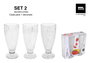 La Mediterranea Set 2 Copas Helado Turan 350 cc ø8.2x18 cm (24 Cajas)