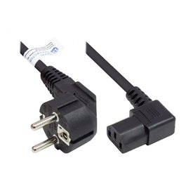 GoodConnections Cable de alimentación 1,8 m con enchufe E+F y C13