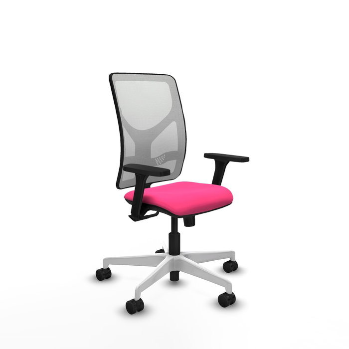 PIQUERAS Y CRESPO Silla de oficina Motilla Rosa con mecanismo Sincro PIQUERAS Y CRESPO Silla de oficina Motilla Rosa con mecanismo Sincro