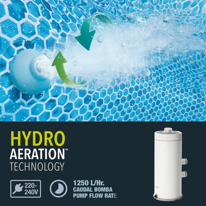 Intex Filtro de Cartucho Tipo A, Caudal 2.7 m3/h