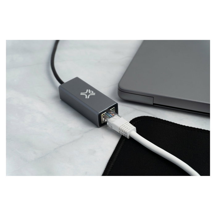 XTREMEMAC XWH-AAE-13 Adaptador USB-A a RJ-45 Plata