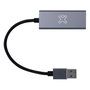 XTREMEMAC XWH-AAE-13 Adaptador USB-A a RJ-45 Plata