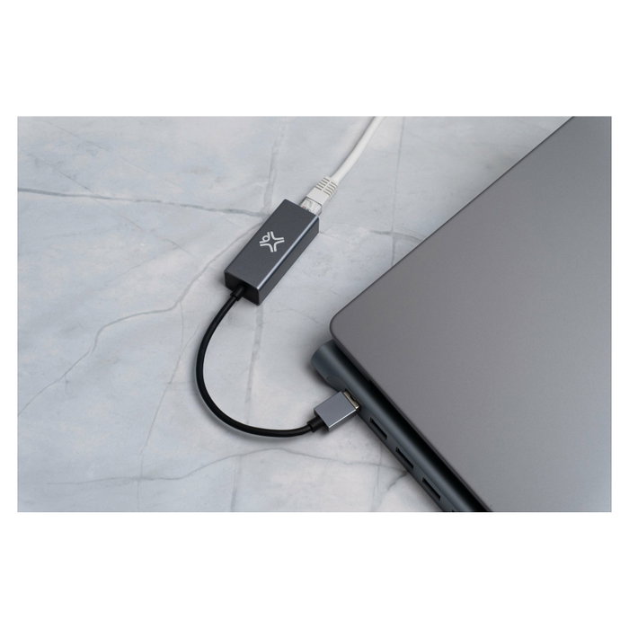 XTREMEMAC XWH-AAE-13 Adaptador USB-A a RJ-45 Plata
