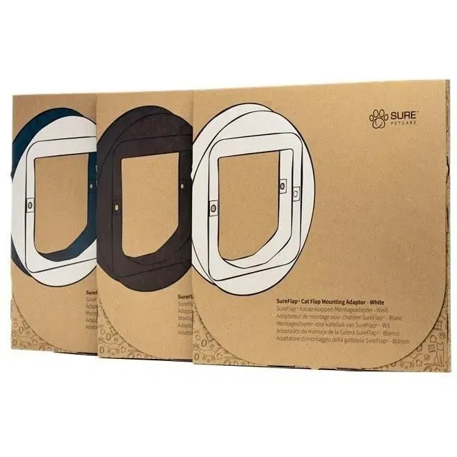 Sureflap SUR5060180394349 Adaptador de Montaje para Gatera - Blanco