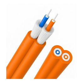 EFB Elektronik EFB I-V(ZN)H Duplex-Zipcord OM2 2G (2x1) Naranja