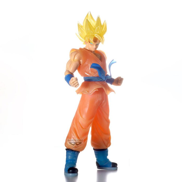Banpresto Figura Dragon Ball Super Clearise - Goku 23 cm Figura de Colección con Efecto Aura PVC y ABS Pre-pintado