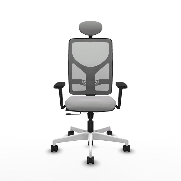 PIQUERAS Y CRESPO Silla de oficina Motilla Gris con Brazos 3D PIQUERAS Y CRESPO Silla de oficina Motilla Gris con Brazos 3D