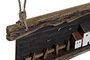 DKD Home Decor Perchero de Pared de Casas en Paulownia y Metal