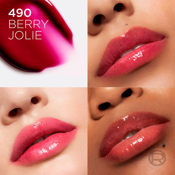 L'Oréal Paris Plump Ambition Aceite Labial Voluminizador con Ácido Hialurónico, Efecto Relleno y Brillo - 8 Tonos - 5 ml